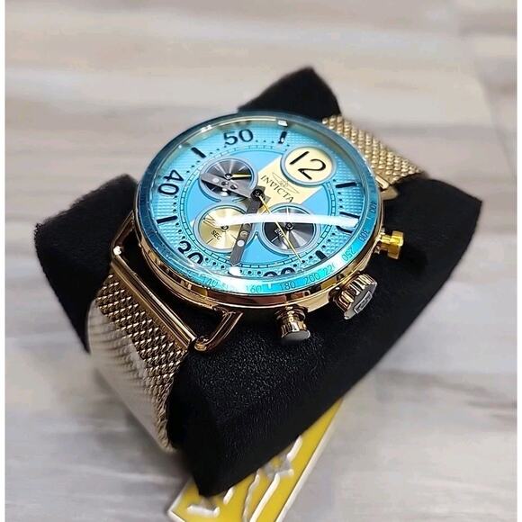 BRAND NEW Gold Invicta 69468 Speedway Men's Chronograph Watch - 44mm - Picture 3 of 7